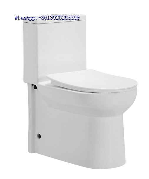 Integrated integrated ceramic toilet bowl