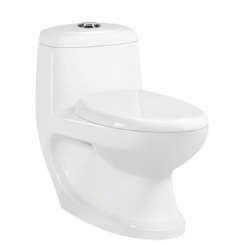 Middle East ceramic supplier WC sanitary ware washdown one piece toilet