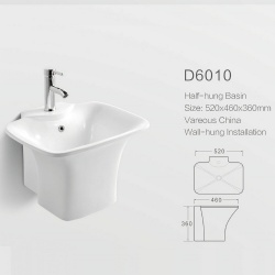 Porcelain Basin Ceramic outdoor Wall Hung Washing Basin