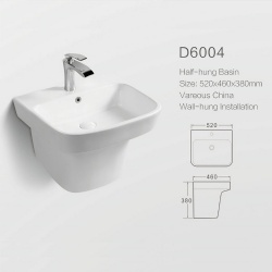 Porcelain Basin Ceramic outdoor Wall Hung Washing Basin