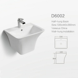 Porcelain Basin Ceramic outdoor Wall Hung Washing Basin