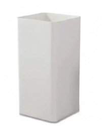 White Glazed Ceramic Modern Design Bathroom Pedestal Basins